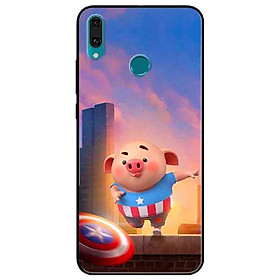 Ốp lưng in cho Huawei Y9 2019 Mẫu Heo CAP