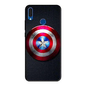 Ốp Lưng in cho Huawei Y9 2019 Mẫu Khiên Đội Trưởng 2 - Hàng Chính Hãng