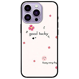 Ốp lưng cho iPhone 12 - iPhone 12 Pro - 12 Pro Max - 13 Mini - iPhone 13 - 13 Pro - 13 Pro Max - Good Lucky Hồng - Hàng Chính Hãng