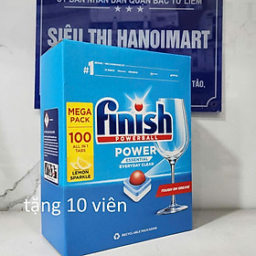 Viên rửa bát Finish Classic 110 viên mẫu 2023 Mỗi lần rửa dùng 1 viên hoặc có thể 1/2 viên