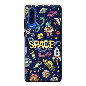 Ốp lưng in cho Huawei P30 mẫu Họa Tiết Vũ Trụ - Hàng chính hãng