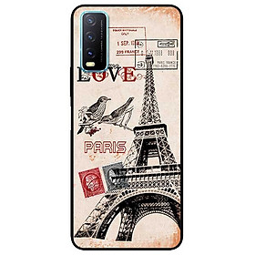 Ốp lưng dành cho Vivo Y20 - Y20s - Y12s mẫu Tem Paris