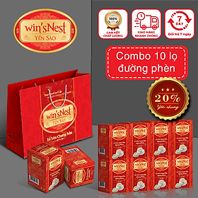 Combo 10 lọ Yến sào cao cấp win