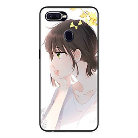 Ốp Lưng in cho Realme 2 Pro Mẫu Cô Gái Mắt Xanh - Hàng Chính Hãng