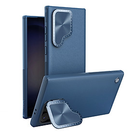 Ốp Lưng Nillkin CamShield Prop Leather Case cho Samsung Galaxy S24 Ultra - Hàng Chính Hãng