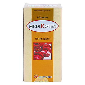 Thực Phẩm Chức Năng Viên Uống Dầu Gấc Mediplantex Mediroten (100 Viên / Lọ)