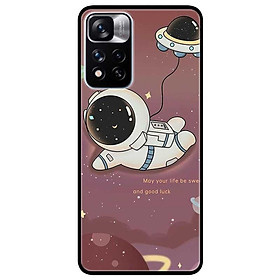 Ốp lưng dành cho Xiaomi Redmi Note 11 Pro ( Bản Nội Địa ) mẫu Phi Hành Nền Nâu