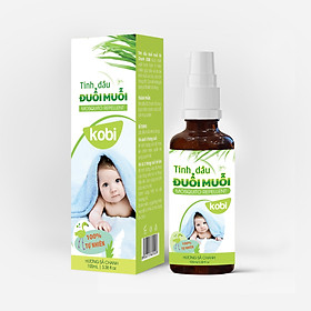 Xịt Tinh Dầu Đuổi Muỗi Sả Chanh Kobi Giúp Chống Muỗi, An Toàn Cho Bé   - 100ml