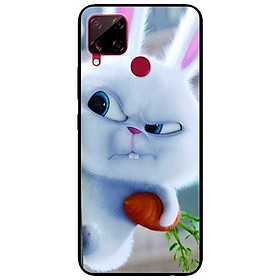 Ốp lưng dành cho Realme C15 mẫu Thỏ Trắng Nhăn Mặt