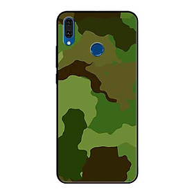 Ốp Lưng in cho Huawei Y9 2019 Mẫu Camo Xanh Quân Đội - Hàng Chính Hãng