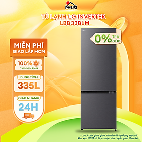 Tủ lạnh LG Inverter 335 lít LBB33BLM - HÀNG CHÍNH HÃNG - CHỈ GIAO HCM