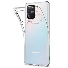 Ốp lưng silicon dẻo trong suốt Loại A cao cấp cho Samsung Galaxy S10 Lite