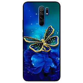 Ốp lưng dành cho Xiaomi Redmi 9 mẫu Bướm Xanh