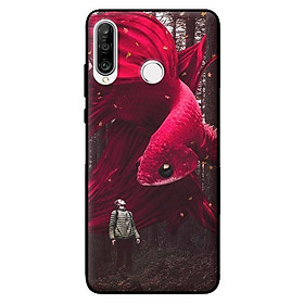 Ốp lưng in cho Huawei P30 Lite Cá Và Người - Hàng chính hãng