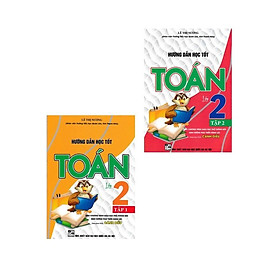 Sách - Hướng Dẫn Học Tốt Toán Lớp 2 - Combo 2 Tập - Bám Sát SGK Cánh Diều - Hồng Ân