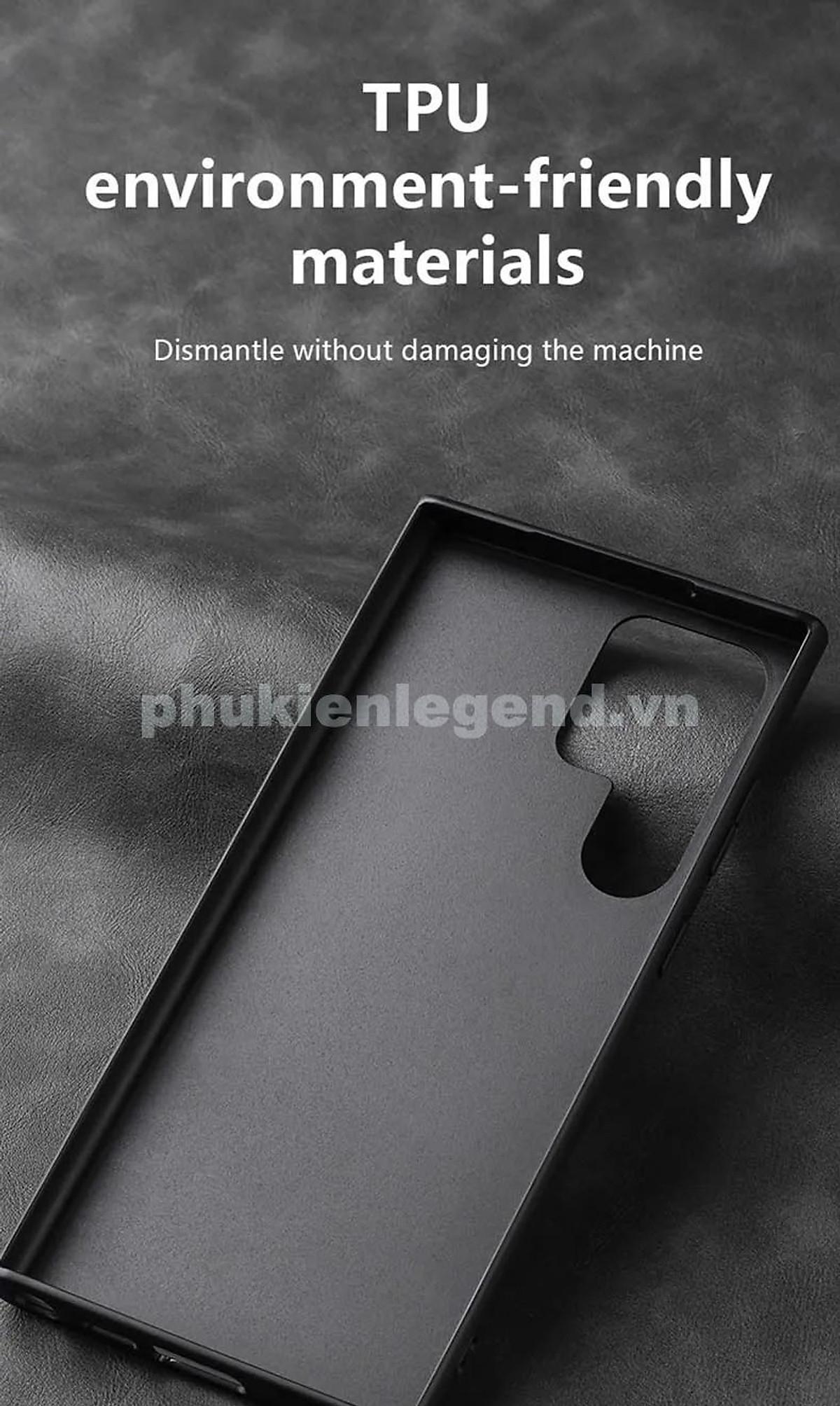 Ốp lưng da cao cấp cho SamSung Galaxy S25 Ultra , S24 Ultra , S23 Ultra , S22 Ultra chính hãng X-level viền mềm, chống bám vân tay - Hàng chính hãng