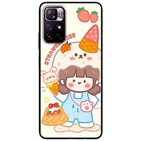 Ốp lưng dành cho Xiaomi Redmi Note 11 4G - Redmi Note 11 5G / Redmi Note 11T 5G / Redmi Note 11S 5G  - Búp Bê Dâu