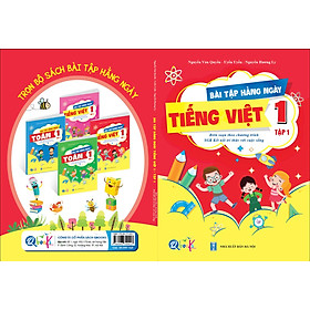 Combo trọn bộ 4 cuốn BÀI TẬP HÀNG NGÀY LỚP 1 - KẾT NỐI TRI THỨC