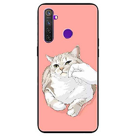 Ốp lưng in cho Realme 5 Pro/ Realme Q Mẫu Mèo Mập