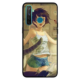 Ốp Lưng in cho Realme 5 Pro / Realme Q Mẫu Cô Gái Anime - Hàng Chính Hãng