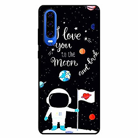Ốp lưng dành cho Huawei P30 mẫu Tình Yêu Vũ Trụ