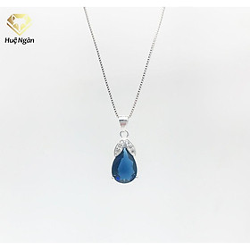 Dây chuyền bạc Ý 925 Huệ Ngân -Giọt sương long lanh PP0575
