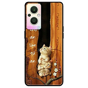 Ốp lưng dành cho Oppo A16K - Oppo A36 / A76 - Oppo Reno 7z 5G mẫu Tâm An Chú Mèo