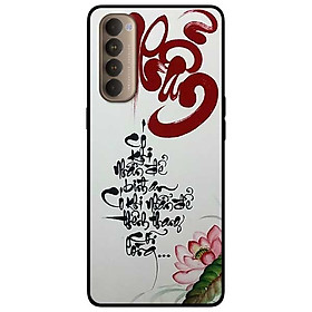 Ốp lưng dành cho Oppo Reno 4 Pro mẫu Thư Pháp NHẪN