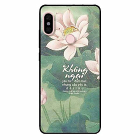 Ốp lưng in cho Xiaomi Redmi Note 5 Pro Mẫu Không Ngại Yêu