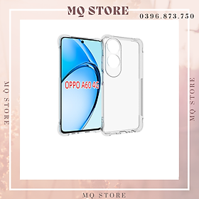 Ốp lưng cho Oppo A60 4G dẻo trong TPU chống sốc 4 góc cạnh ( Hàng chính hãng)