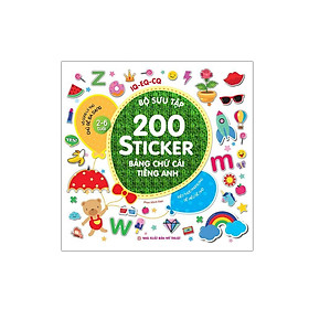 Sách - Bộ Sưu Tập 200 Sticker - Bảng Chữ Cái Tiếng Anh - Minh Thắng