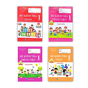 Sách - Combo Đề kiểm tra Toán + Tiếng Việt 1 Học kì 1 + 2 (Cánh diều)