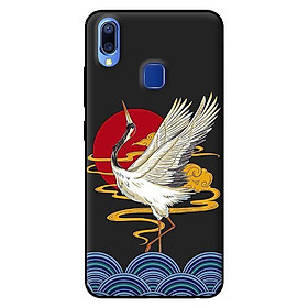 Ốp in cho Vivo Y95 Hạc Bay Nền Đen - Hàng chính hãng