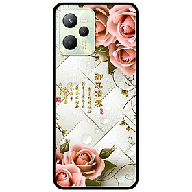 Ốp lưng dành cho Realme C35 - Realme Narzo 50A Prime mẫu Hoa Hồng Nền Sọc