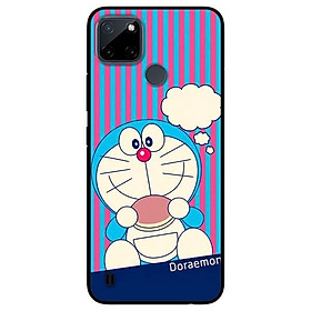 Ốp lưng dành cho Realme C21Y - C25Y mẫu Doremon Ăn Bánh