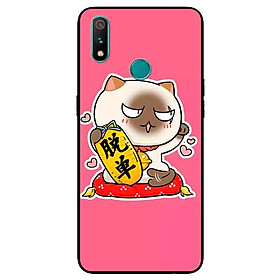 Ốp Lưng in cho Realme 3 Pro Mẫu Mèo May Mắn 8 - Hàng Chính Hãng