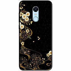 Ốp lưng dành cho Xiaomi Redmi Note 4 mẫu Hoa Văn Hoa Trắng