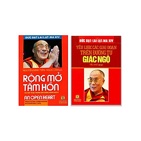 Combo Rộng Mở Tâm Hồn + Yếu Lược Các Giai Đoạn Trên Đường Tu Giác Ngộ (Bộ 2 Cuốn) _QB