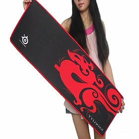 Miếng Lót Chuột Và Bàn Phím TyLoo Cực Đại 70x30cm May Viền Dày 5 Ly
