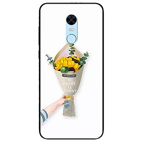Ốp lưng in cho Xiaomi Redmi Note 5 (Redmi 5 Plus) Mẫu Bó Hoa Hướng Dương