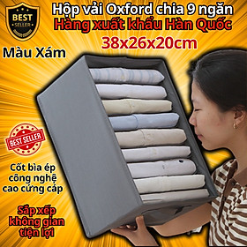 Hộp đựng quần áo chia 9 ngăn 16 ngăn bằng vải không dệt tiện lợi chính hãng D Danido