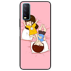 Ốp lưng dành cho Vivo Y20 - Y20s - Y12s mẫu Couple Ngủ