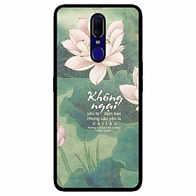 Ốp lưng in cho Oppo F11 Mẫu Không Ngại Yêu