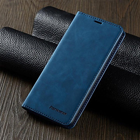 Bao da dạng ví cho Samsung Galaxy A25 có ngăn để thẻ ATM và tiền, may viền - Hàng chính hãng