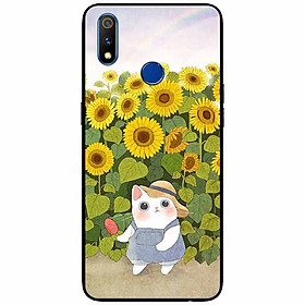 Ốp lưng dành cho Realme 3 Pro mẫu Mèo Mập Hướng Dương