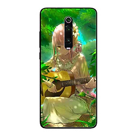 Ốp Lưng in cho Xiaomi Redmi K20 Mẫu Nàng Đánh Đàn Ghita - Hàng Chính Hãng