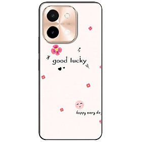 Ốp lưng cho Vivo Y03 - Y03T - Y18 - Y18S - Y18T - Y27 5G - Y28 4G - Y36 - Good Lucky Hồng - Hàng Chính Hãng