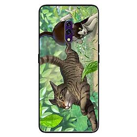 Ốp lưng in cho Oppo K3 Mẫu Bắt Mèo