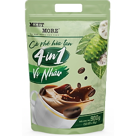 Cà phê hòa tan Noni Coffee 4in1 - Cà phê quả nhàu (18g x 50 gói) – Meet More Coffee