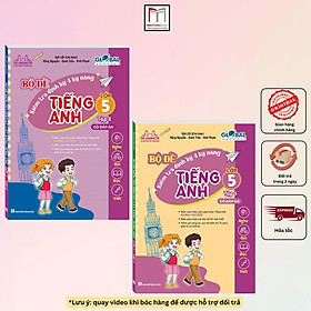 Sách - Combo 2 Cuốn Global Success - Bộ Đề Kiểm Tra Định Kỳ 4 Kỹ Năng Lớp 5 - Tập 1 + 2 - Có Đáp Án - Minh Thắng